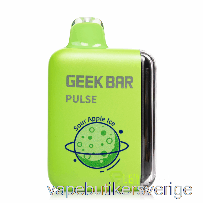 Vape Sverige Geek Bar Pulse 15000 Engångs Sur äppelis